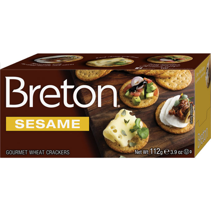 Breton 2 x Kex Sesamfrön