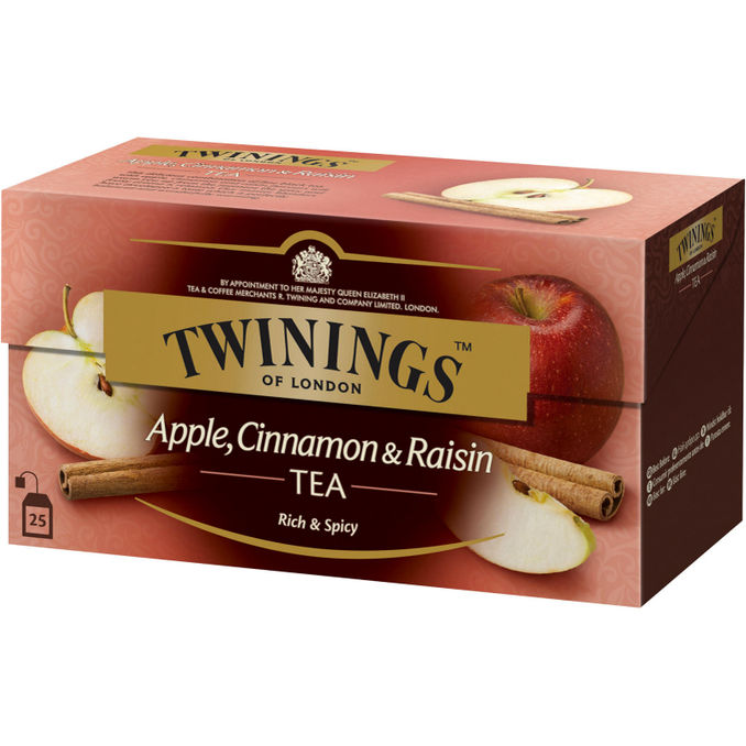 Twinings Svart Te Äpple, Kanel & Russin 