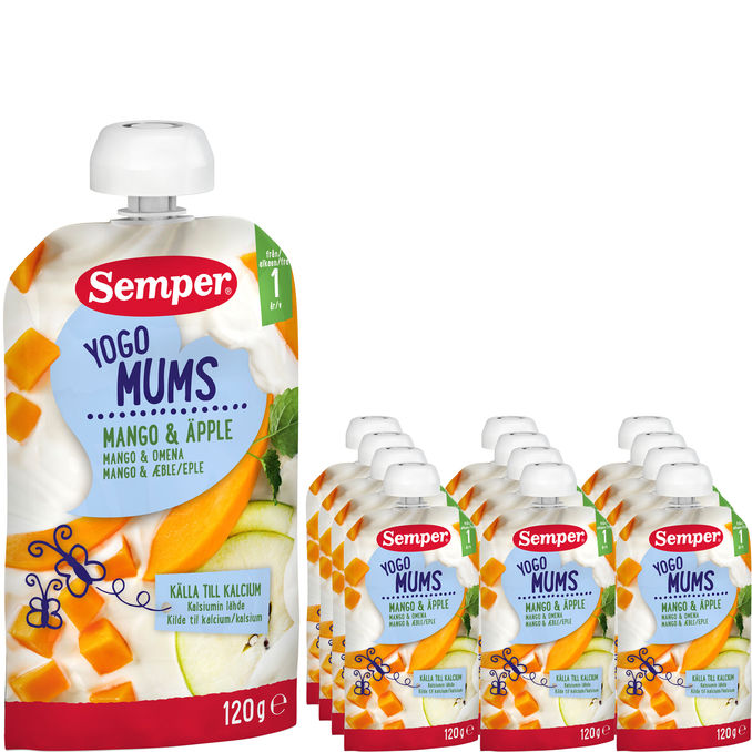 Semper Yogomums Mango & Omena 12-pack