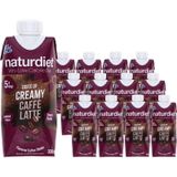 Naturdiet Måltidserstatning Shake Caffé Latte 12-pak