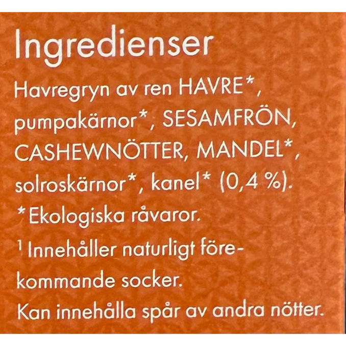 Ewalie Müsli Kanel Glutenfri
