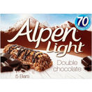 null Alpen 5-Pack Bars Double Chocolate 19g