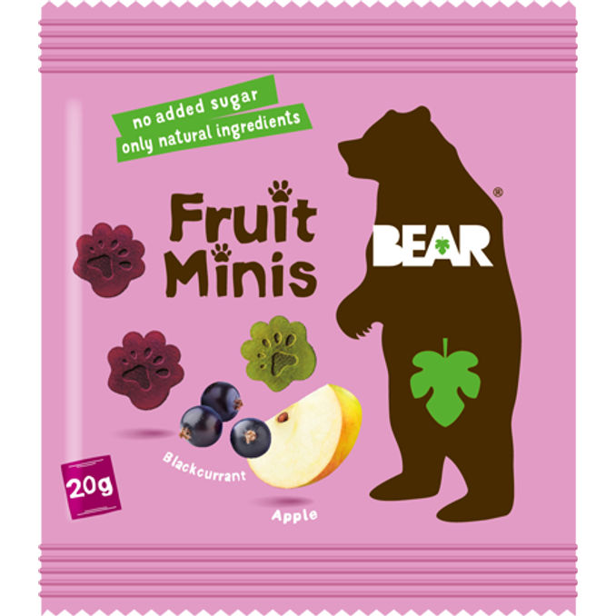 Bear Fruit Minis Omena & Mustaviinimarja