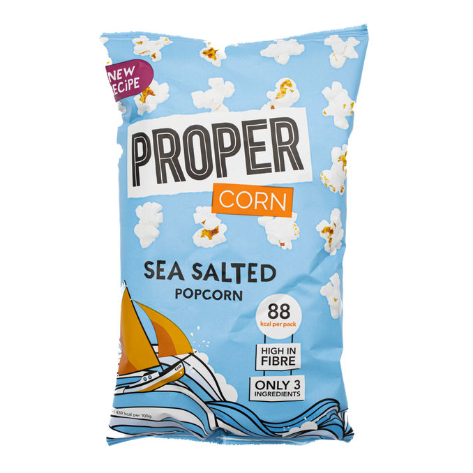 Proper Lightly Sea Salted Popcorn 20g, 20g from Proper | Motatos