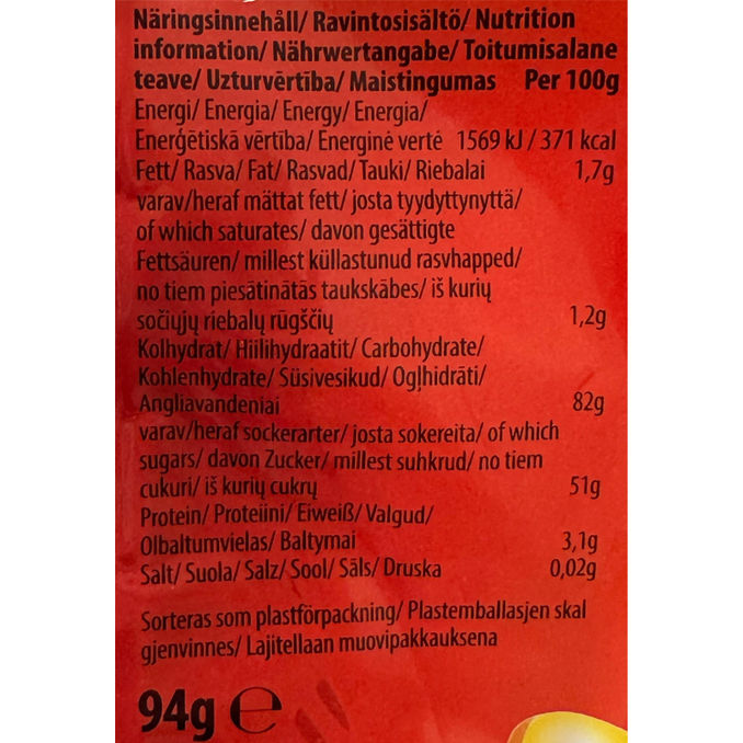 Malaco Godissnöre Jordgubb