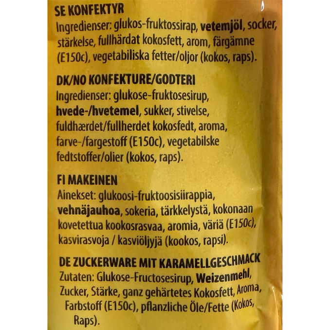 Malaco Godissnören "Stjärnor" Karamell
