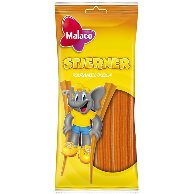 Malaco Godissnören "Stjärnor" Karamell