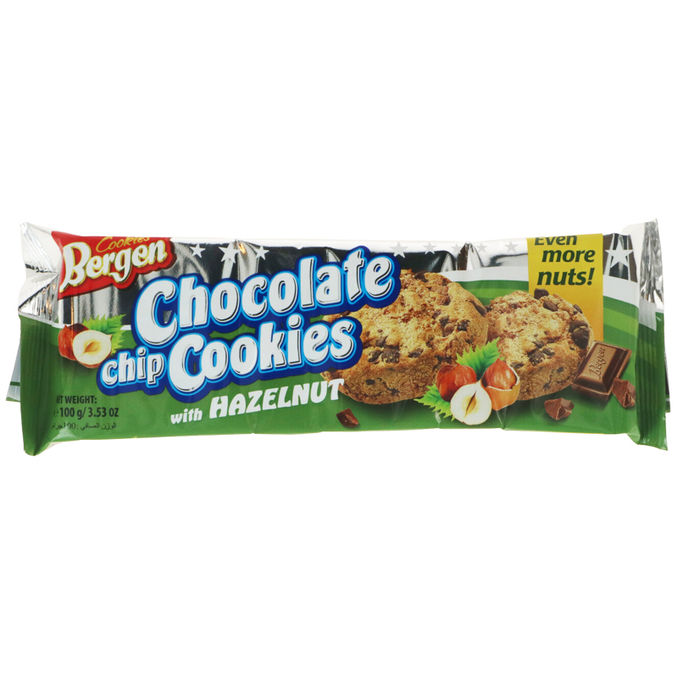 bergen Chocolate Chip Cookies mit Haselnüssen