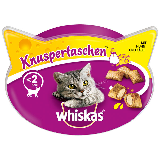Whiskas Knuspertaschen mit Huhn & Käse