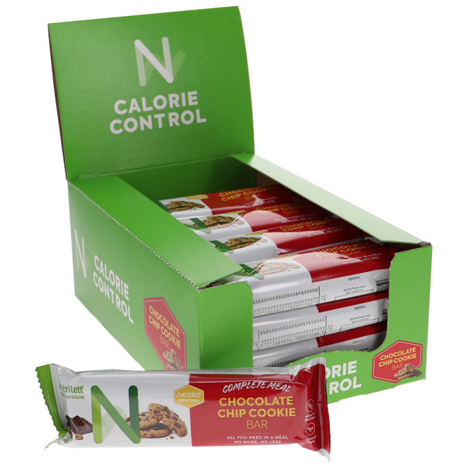 Nutrilett Måltidserstatnings Bars Chocolate Chip 20-pak