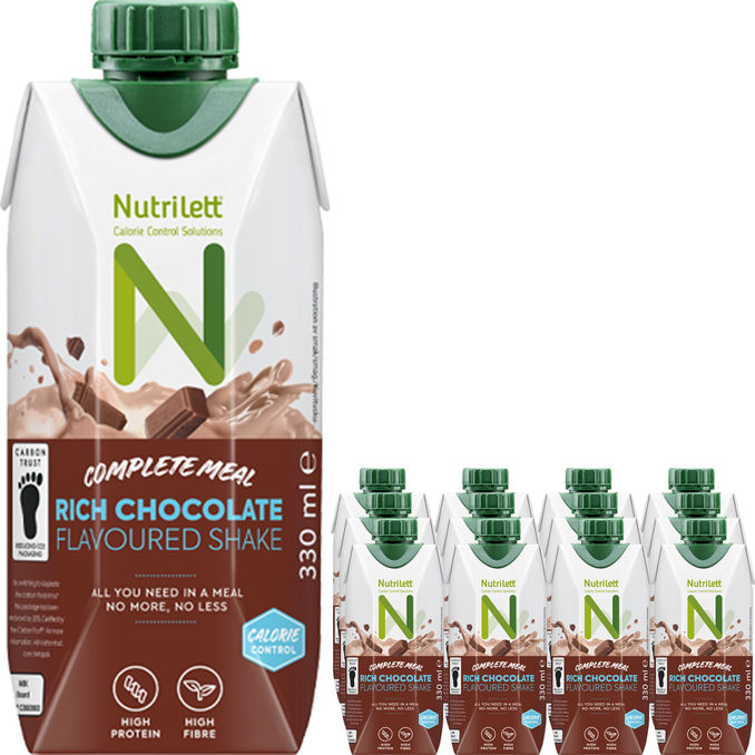 Nutrilett Ateriankorvike Rich Choco 12-pack
