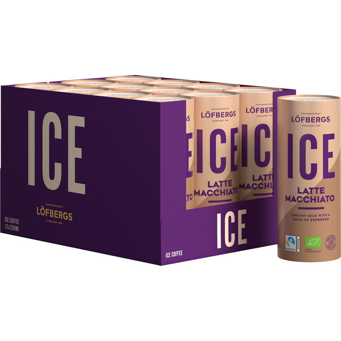 Löfbergs Maitokahvijuomat Latte Macchiato Luomu 12-pack