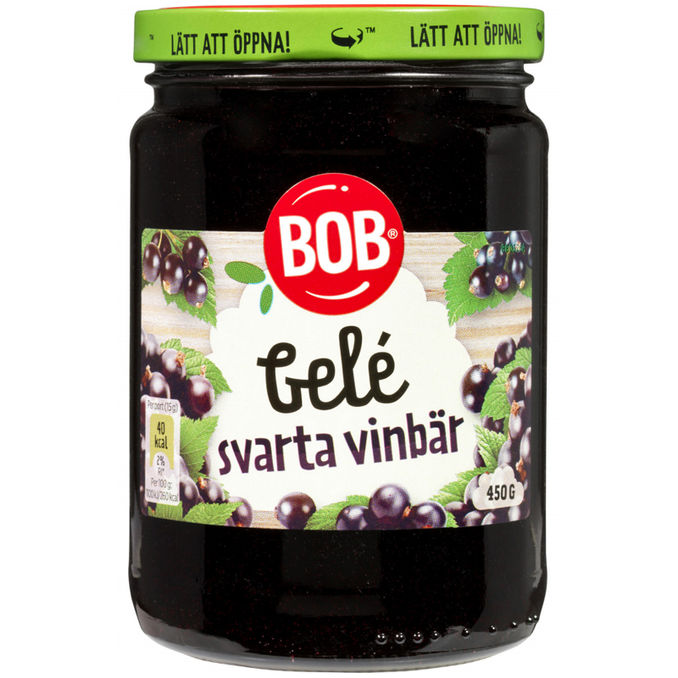 BOB Svart Vinbärsgelé