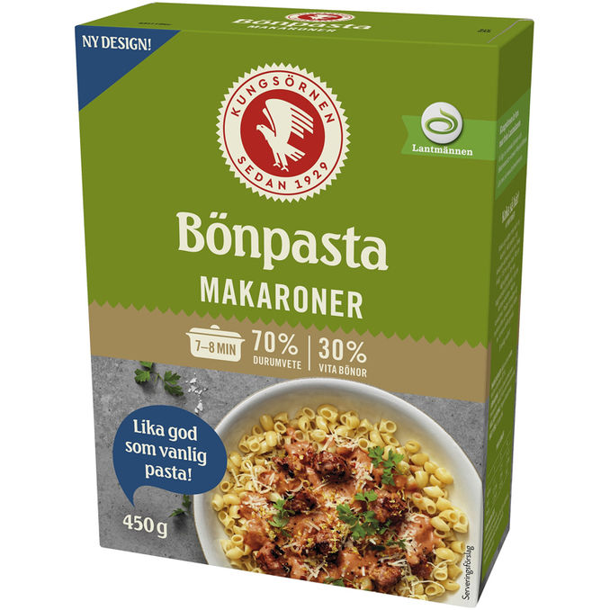 Kungsörnen Bönpasta Makaroner