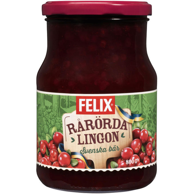 Felix Rårørt Tyttebær Syltetøj