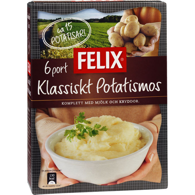 Kartoffelmos Pulver 6 portioner