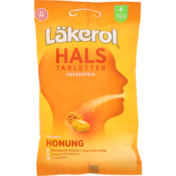 Läkerol Halstabletter Honning
