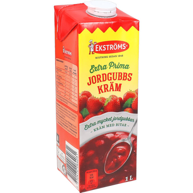 Ekströms Jordgubbskräm Extra Prima