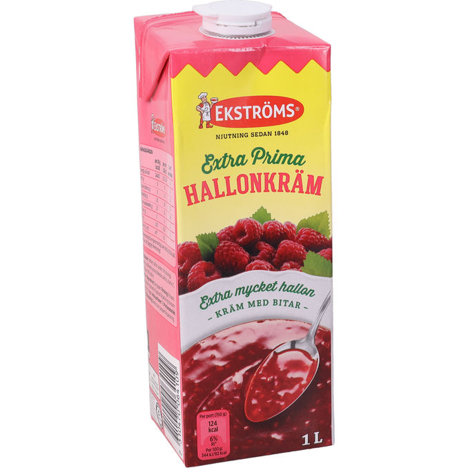 Ekströms Hallonkräm Extra Prima