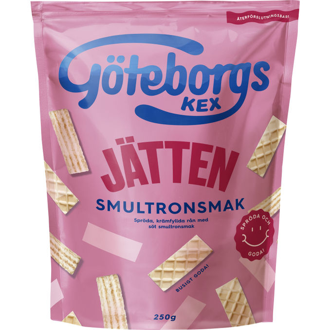 Göteborgs kex Kex Jätten Smultron