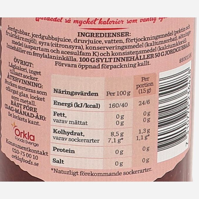 Önos Jordgubbssylt Lågkalori