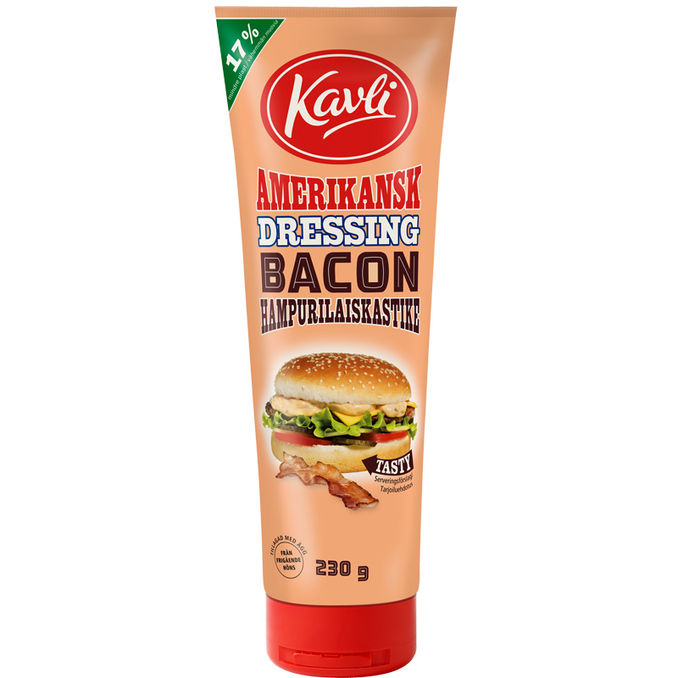 Kavli Hamburgerdressing Bacon