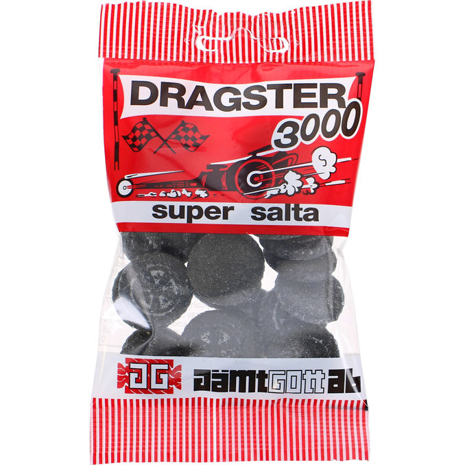 Salmiakkirenkaat Dragster 3000