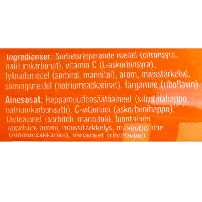 Friggs C-vitamiiniporetabletti Appelsiini