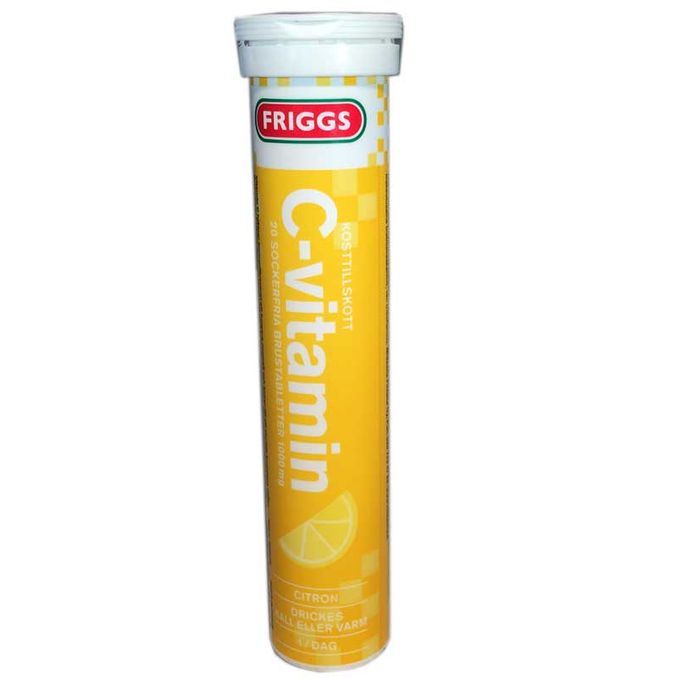 Friggs C-vitamiiniporetabletti Sitruuna