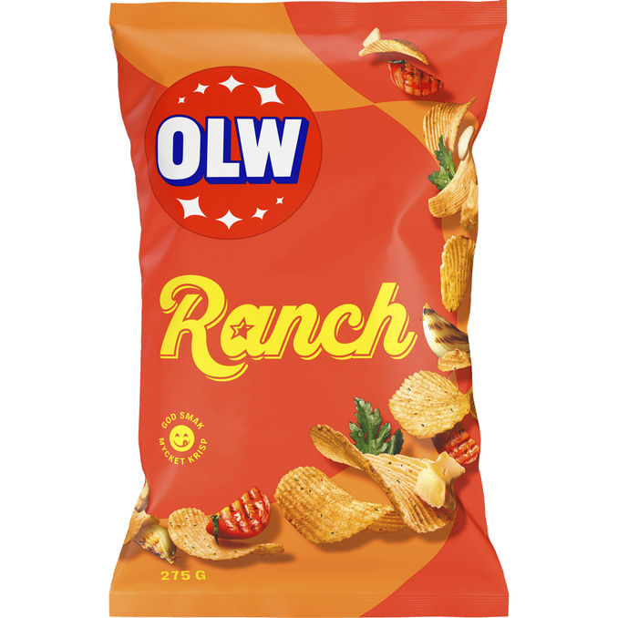 2 x OLW Chips m. Ranchsmag 275 g