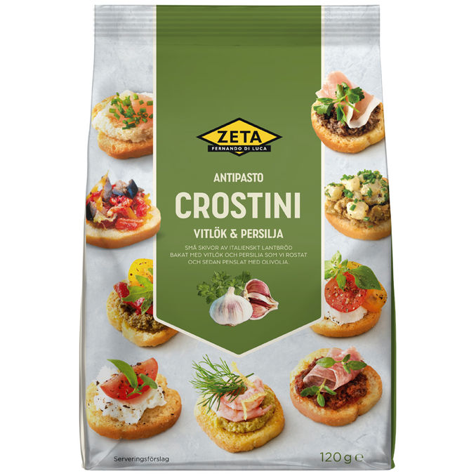 Zeta 2 x Crostini Vitlök