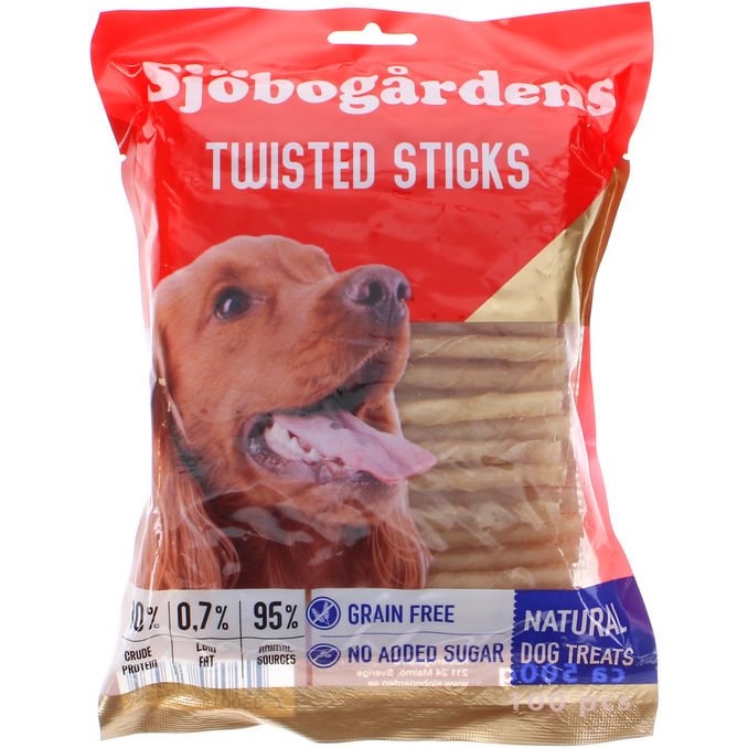 Sjöbogårdens Kornfri Tyggepinde til Hunde 100-pak