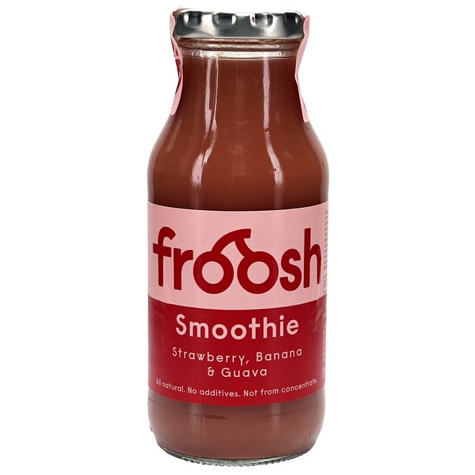 Froosh Smoothie Jordbær & Banan, 250 ml fra Froosh | Motatos