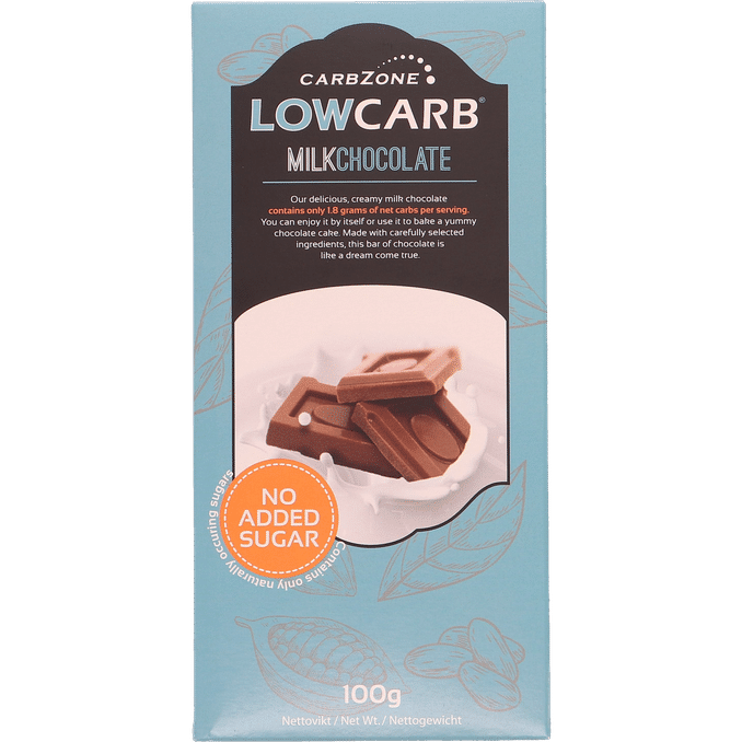 Carb Zone Mjölkchoklad Low Carb