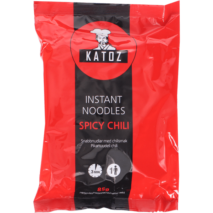 Katoz Snabbnudlar Spicy Chili