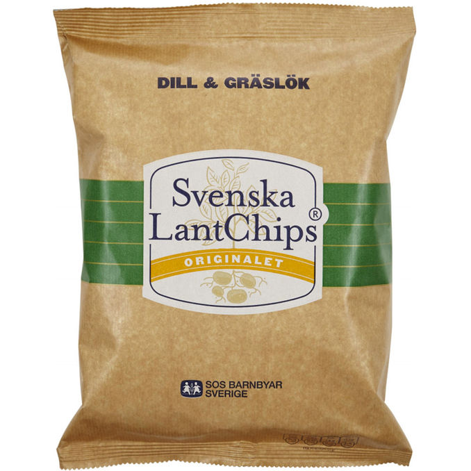 Svenska LantChips LantChips Dill & Gräslök
