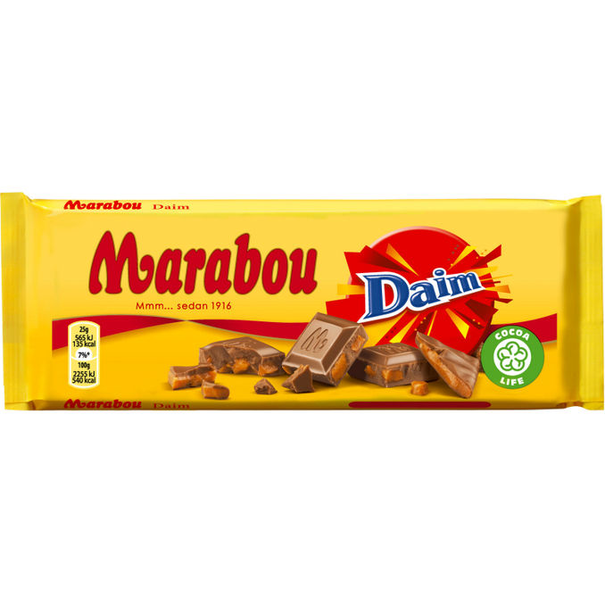 3 x Marabou Chokladkaka Daim