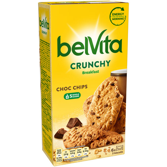 Belvita Crunchy Choc Chips Välipalakeksi