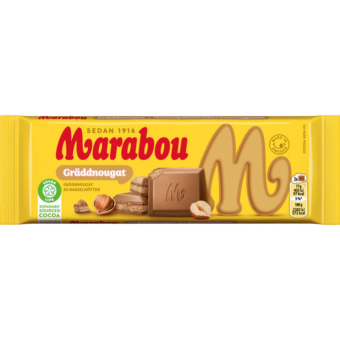 Marabou Mælkechokolade Nougat