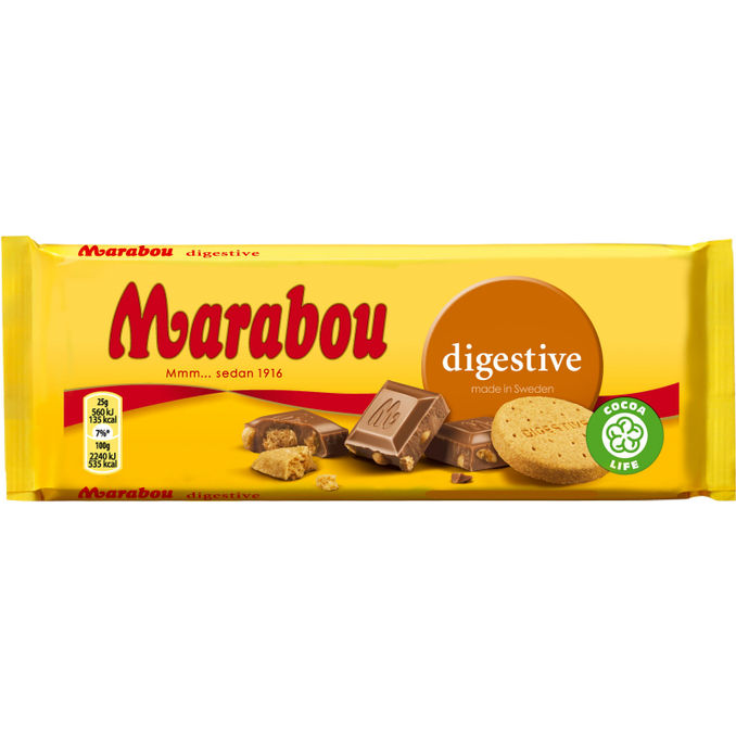 Marabou 2 x Choklad Digestive