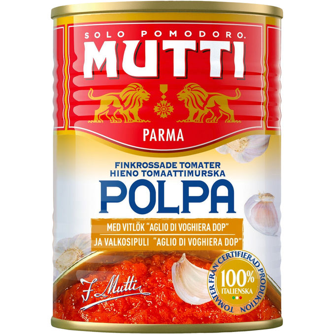 Mutti Krossade Tomater Vitlök