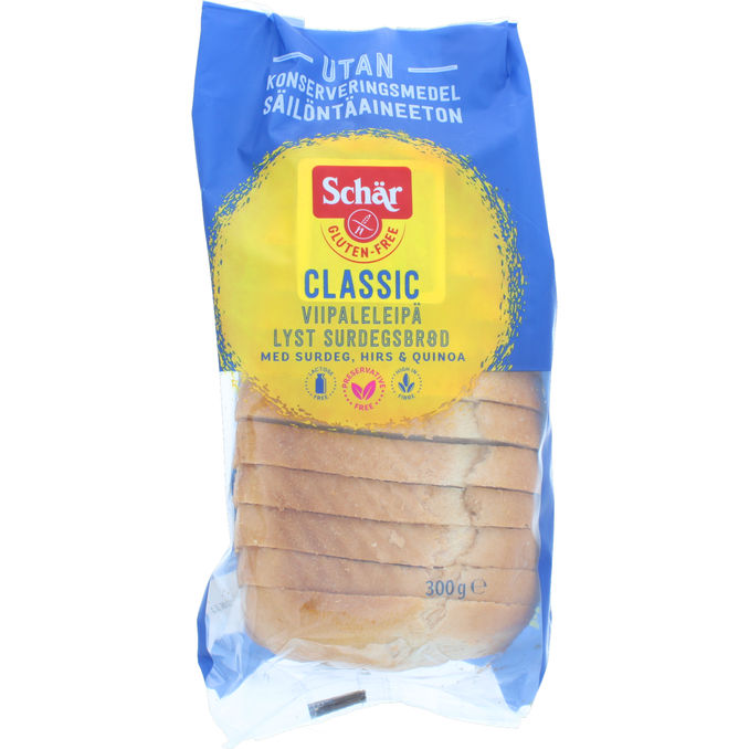 Schär Glutenfrit Lys Surdejsbrød Brød Skiveskåret