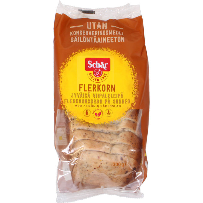 Schär Bröd Flerkorn Glutenfritt