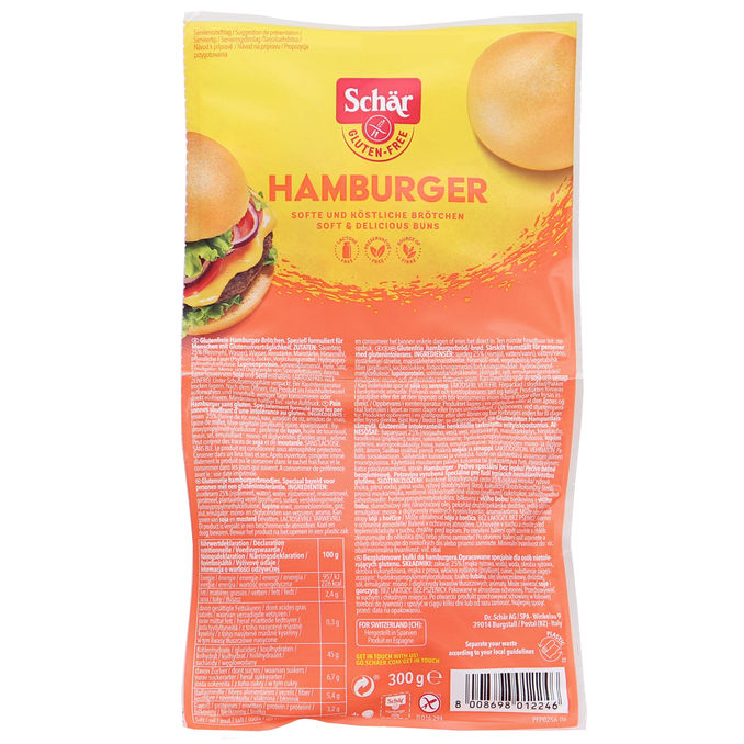 Schär Hamburgerbröd Glutenfritt
