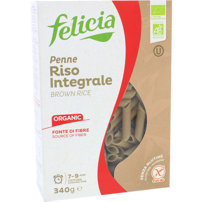 Felicia Bio Penne Pasta af Brune Ris 340 g