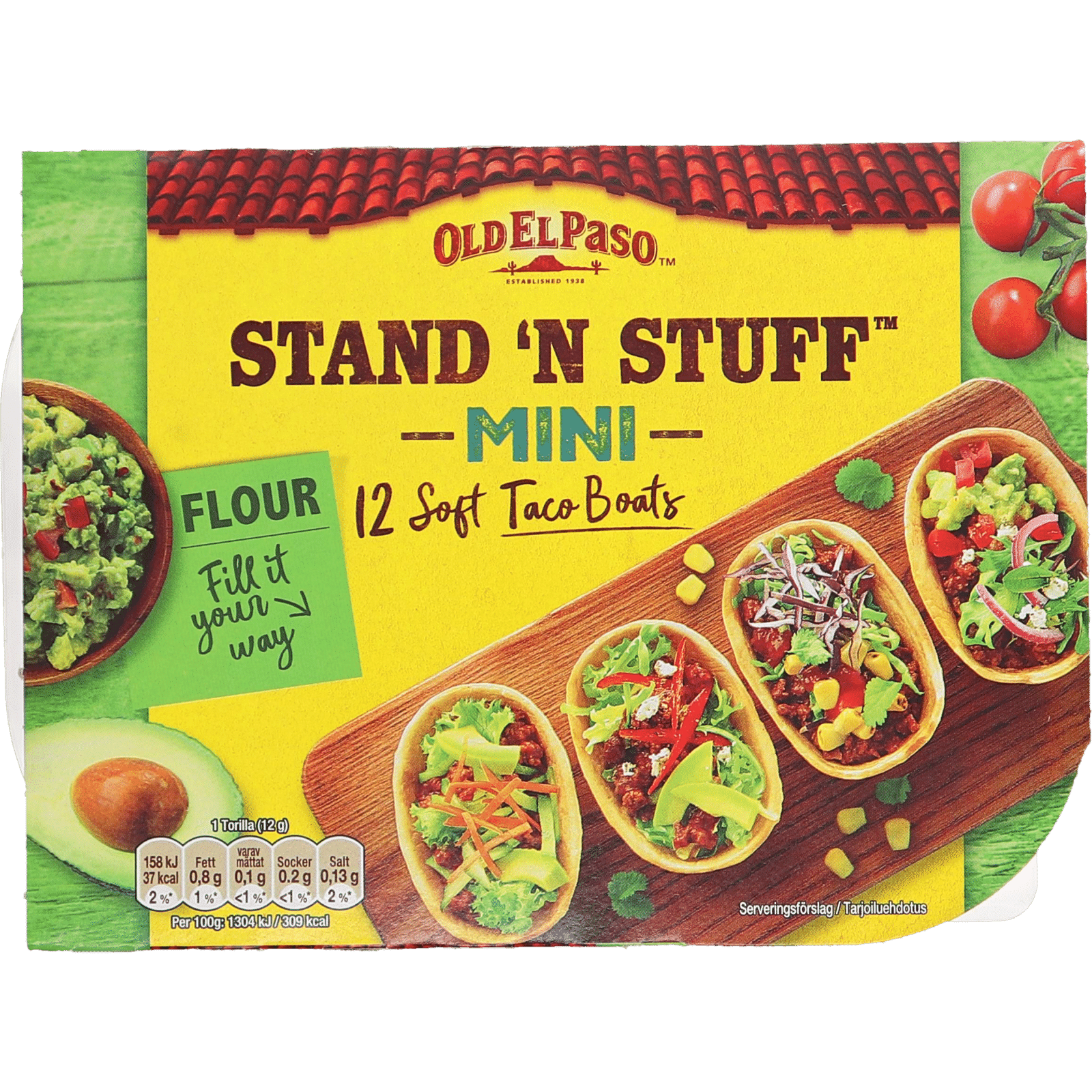 Old El Paso Tortillabröd Mini stand 'n' stuff