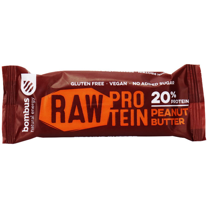 Bombus Raw Proteinriegel Peanutbutter