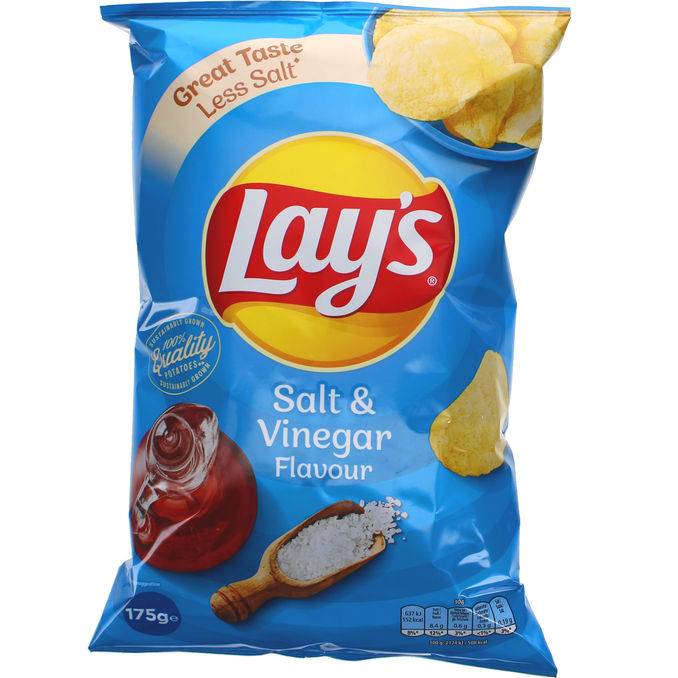 Lays Lay's Chips Salt & Vinegar 175 g