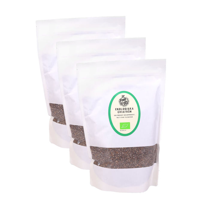 Powerfruits Chiafrön Eko 3-pack