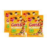 Parasta ennen: 10.11.2026 Malaco Makeissekoitus Gott & Blandat Familie Guf 4-pack